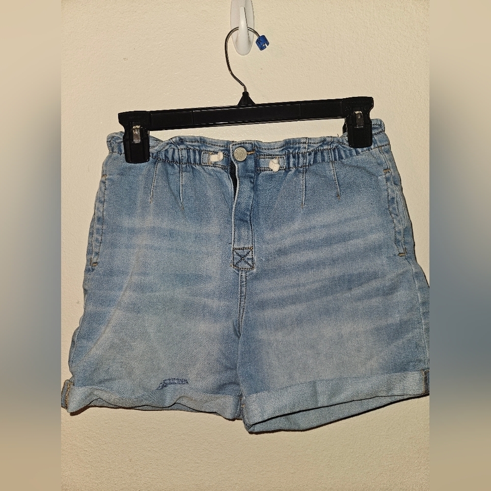Jordache Girls Elastic Waist Jean Shorts Size 16